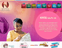 Tablet Screenshot of novitasindia.com